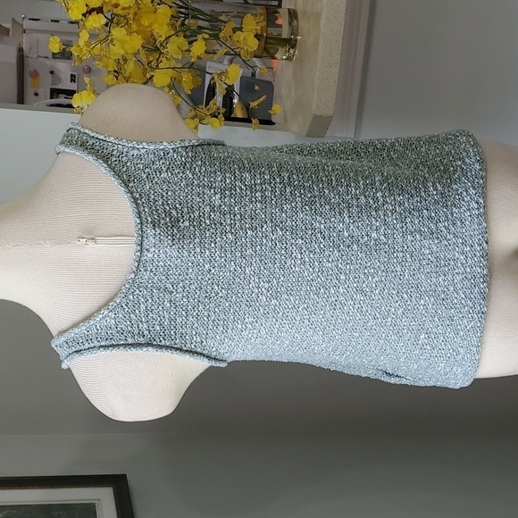 ROXY, green tank top size medium. Variegated green white knit. Size medi… - Picture 5 of 10